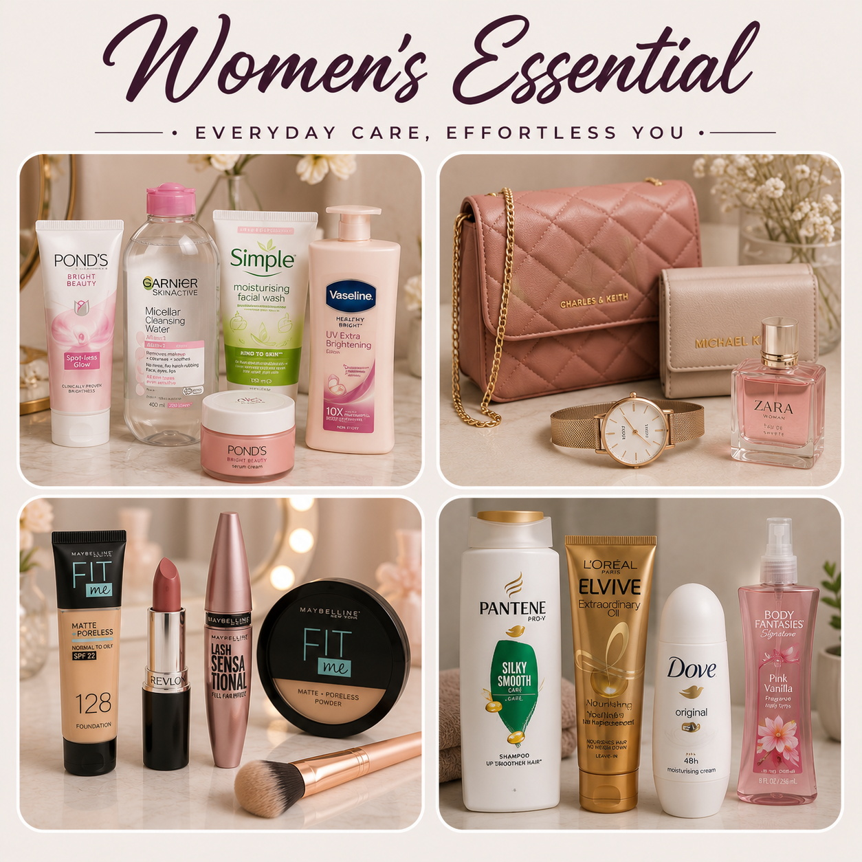 Women<br> Essentials<br>➔