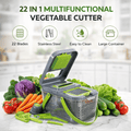 22 in 1 Multifunctional Vegetable Chopper – Multi Blade Kitchen Slicer & Dicer Set