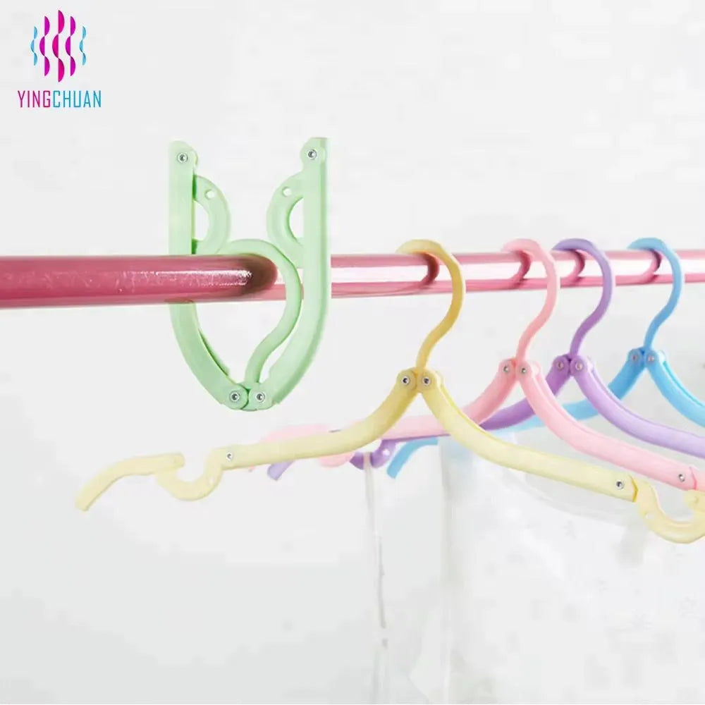 Foldable Space-Saving Clothes Hanger