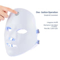 Rechargeable 7-Color LED Facial Mask – Skin Rejuvenation & Face Lifting Beauty Device for Home Use
