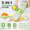 5 in 1 Vegetable Slicer – Multi‑Function Kitchen Cutter with Interchangeable Blades