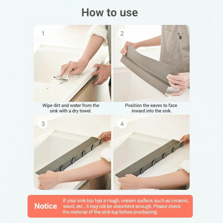 Silicone Sink Splash Guard