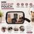 LED Makeup Mirror Handheld Makeup Box – Cosmetic Organizer with Built-in Light Mirror
