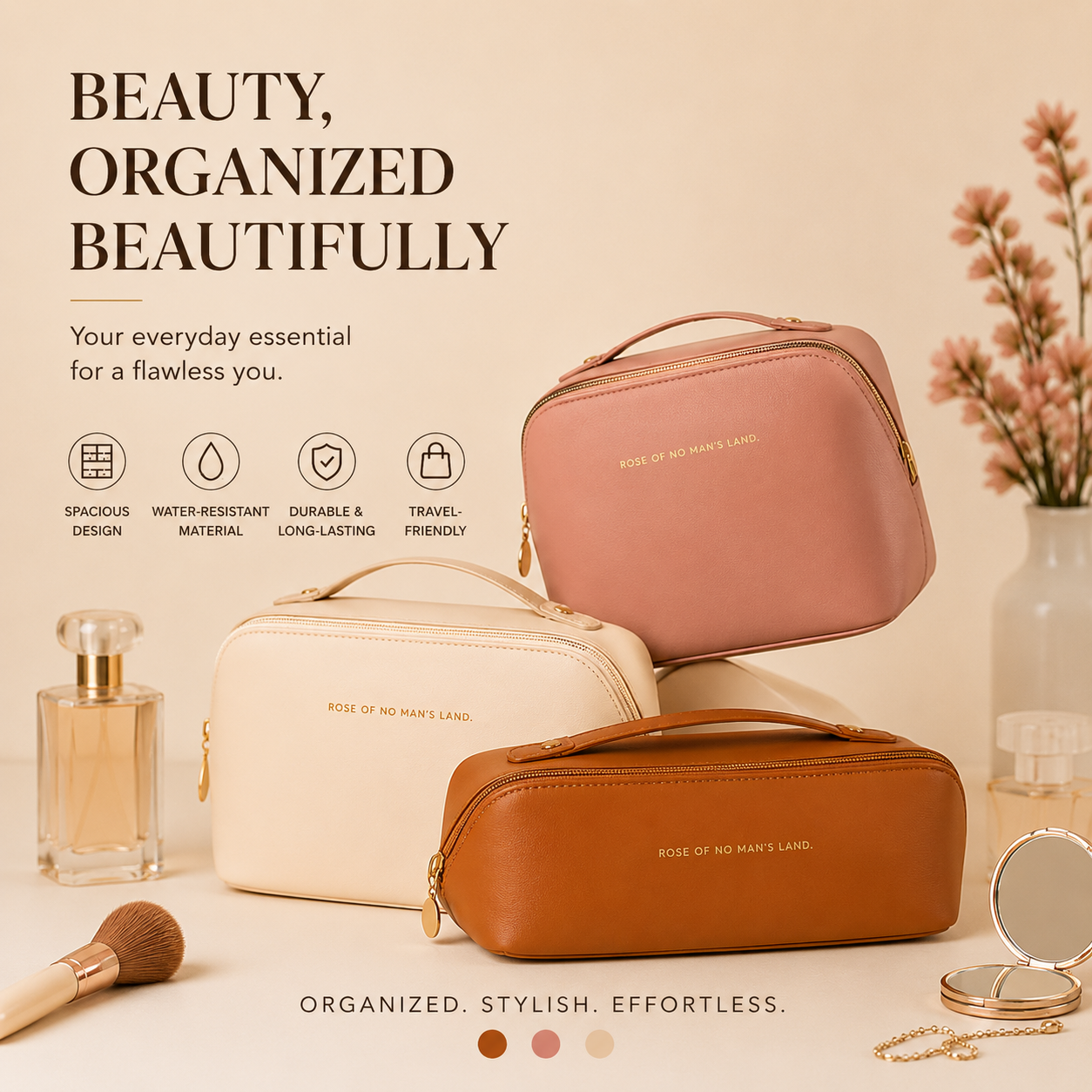 Elegant Cosmetic Vanity Bags