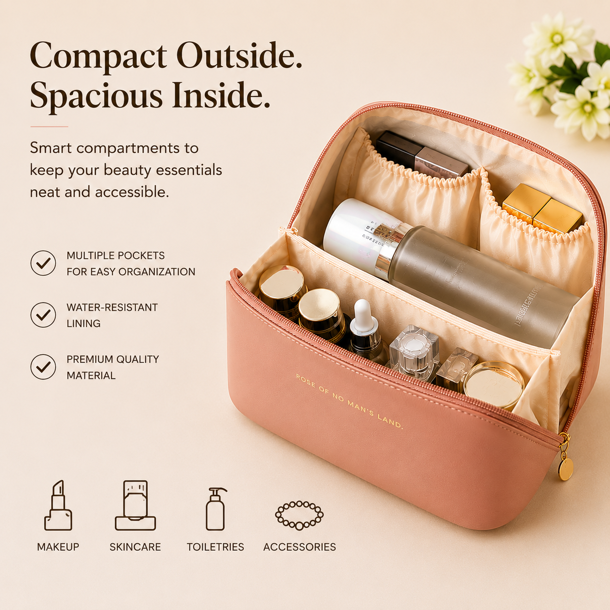 Elegant Cosmetic Vanity Bags
