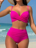 Two Piece Cute Pink Bikini