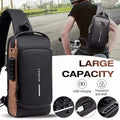 Anti-Theft Crossbody Sling Bag with USB Charging