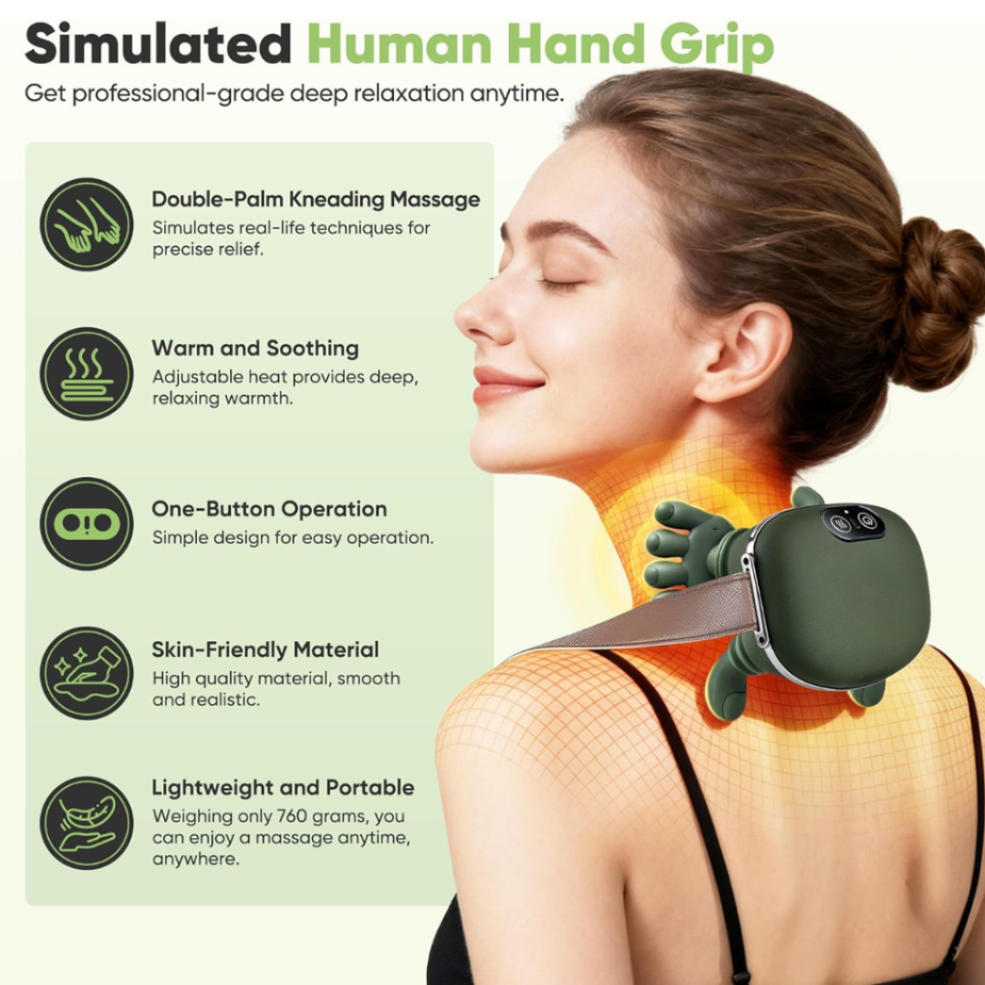 Rexoh™ - Neck Pain, Headaches, Shoulder and All body  Relief -  Massager