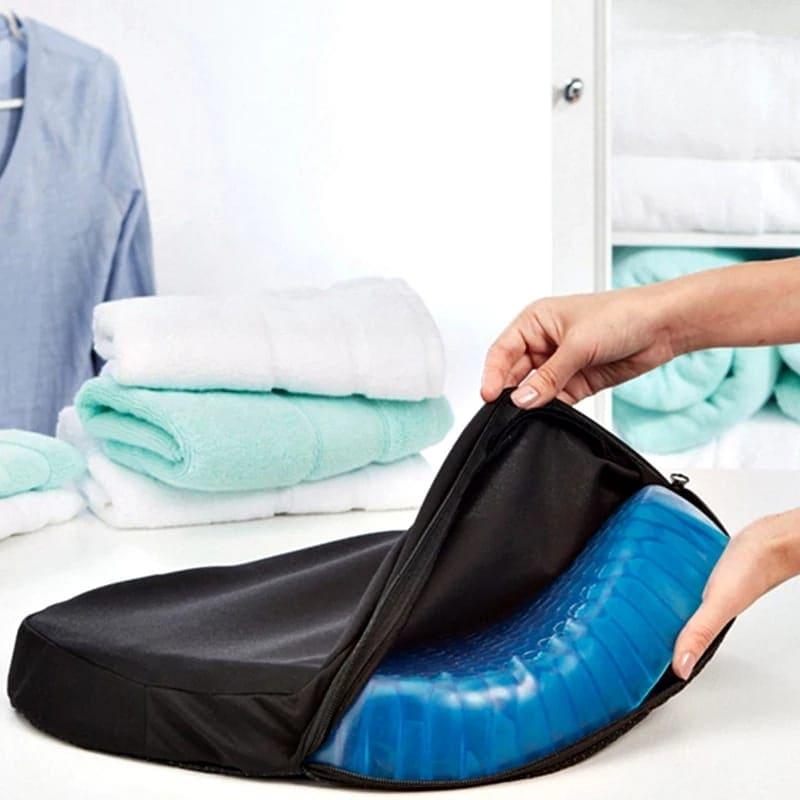Gel Seat Cushion for Long Sitting | Orthopedic Honeycomb Cushion for Office, Car & Home