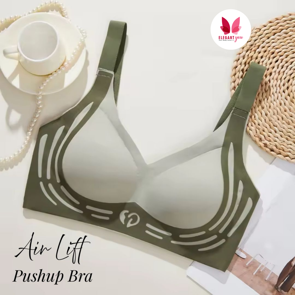 No Rash Seamless Breathable Wireless Push-up Uplift Sports Bra ( PACK