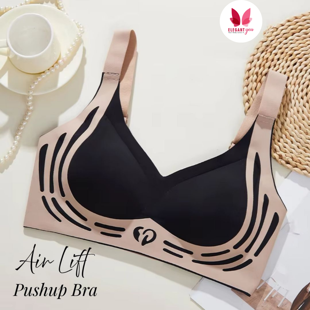 No Rash Seamless Breathable Wireless Push-up Uplift Sports Bra ( PACK