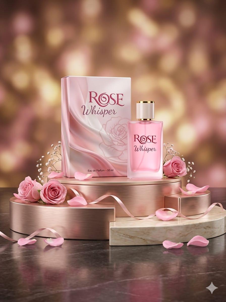 Rose Whisper – Eau de Parfum for Women, 50ml