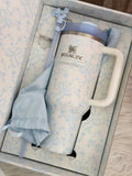 Stanley x LoveShackFancy Floral 40oz Quencher Tumbler with Handle – Original