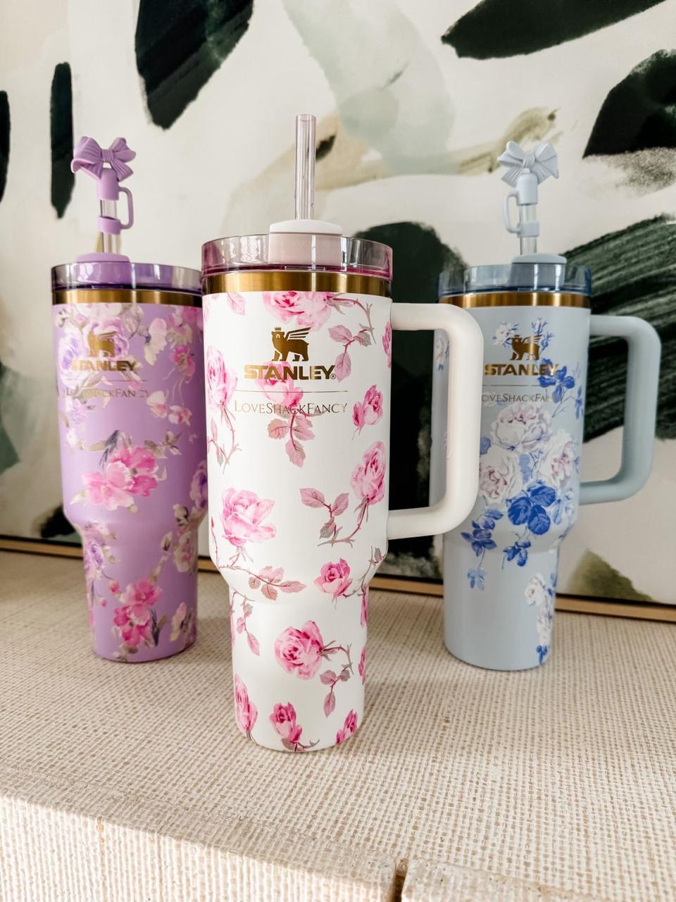 Stanley x LoveShackFancy Floral 40oz Quencher Tumbler with Handle – Original