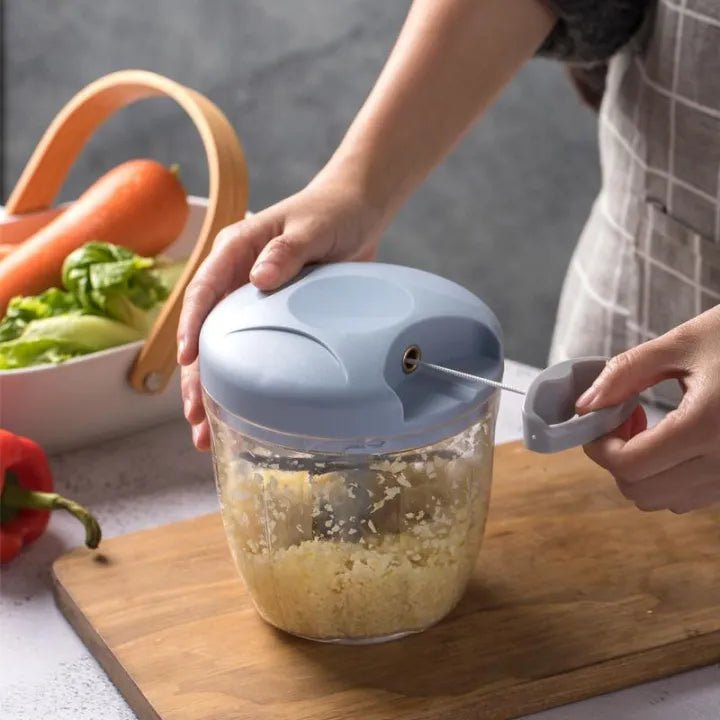 Eotia 300ML / 400ML Manual Vegetable Chopper – Hand Pull Food Processor