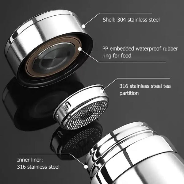 Large Capacity Stainless Steel Travel Bottle – Leak‑Proof Thermal Vacuum Flask  – 1000ML