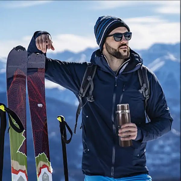Large Capacity Stainless Steel Travel Bottle – Leak‑Proof Thermal Vacuum Flask  – 1000ML