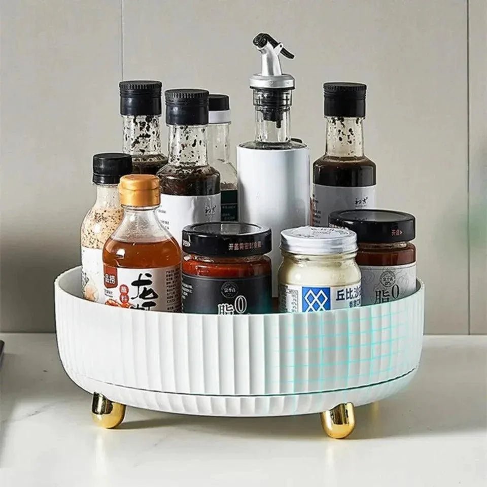 Luxury Rotating Tray Organizer (360° Smooth Rotation)