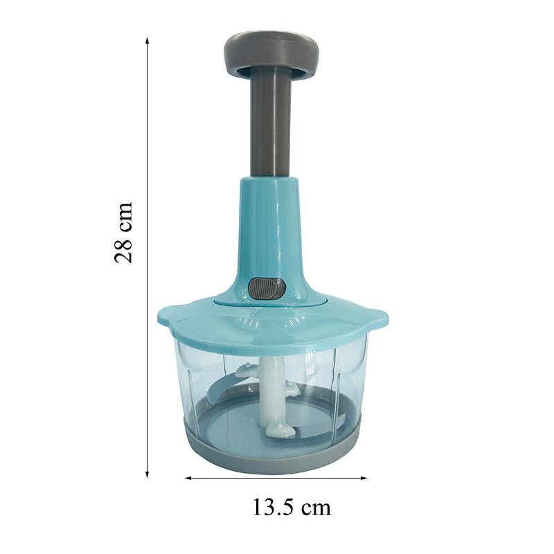 9-in-1 Multi-Functional Hand Push Speedy Chopper – 2L Manual Vegetable Cutter