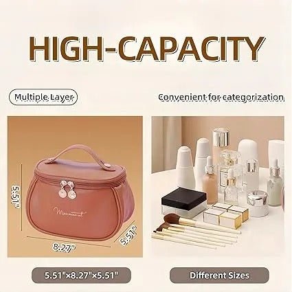 Multifunction Travel Cosmetic Bag – Large Capacity Waterproof Makeup & Toiletry Organizer for Women