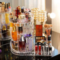 New Rotating Cosmetic Organizer | 360° Multi‑Layer Makeup Storage Rack