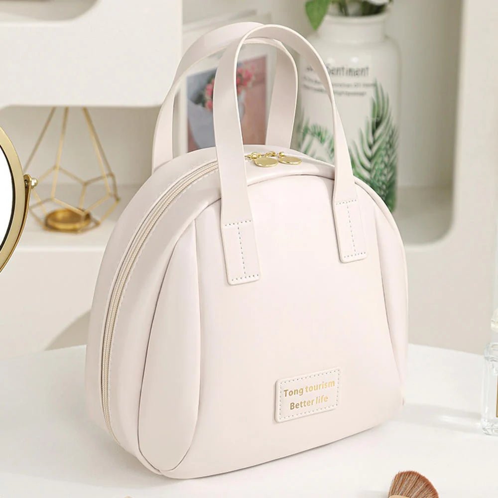 Portable Cosmetic Handbag | Shell‑Design Makeup Storage Pouch