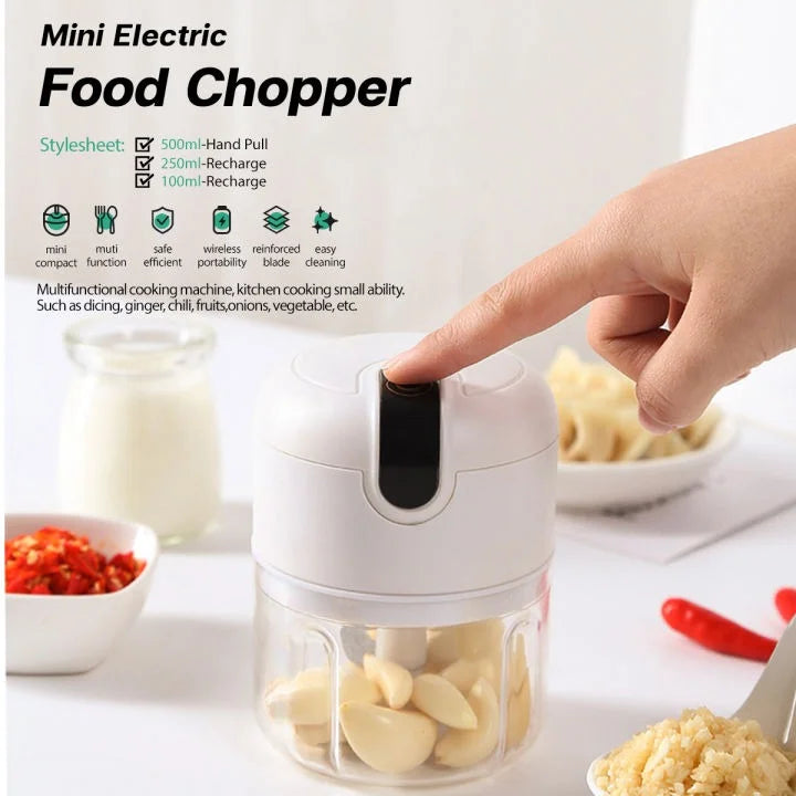 Rechargeable Electric Chopper