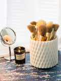 Rotating Cosmetic Brush Organizer – 360° Makeup Storage Holder