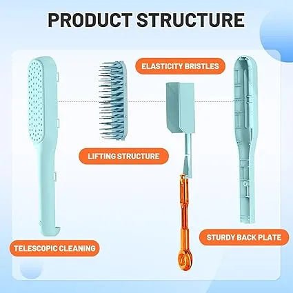 Self-Cleaning Hair Brush – Easy Detangling & Grooming