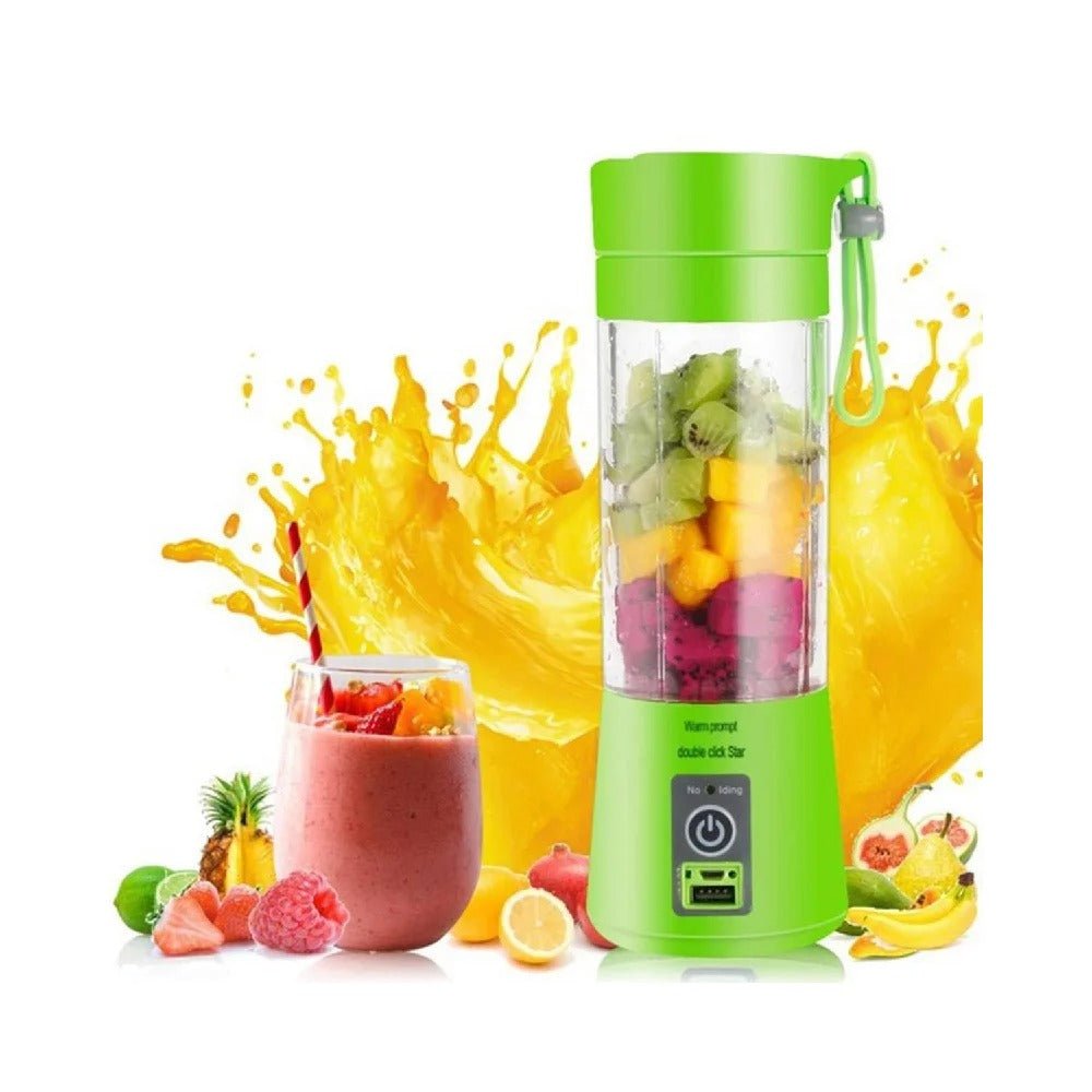 USB Rechargeable Mini Juicer Blender – Portable Fruit Smoothie Maker Bottle